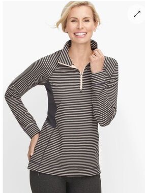 Talbots On the Move Half-Zip Pullover